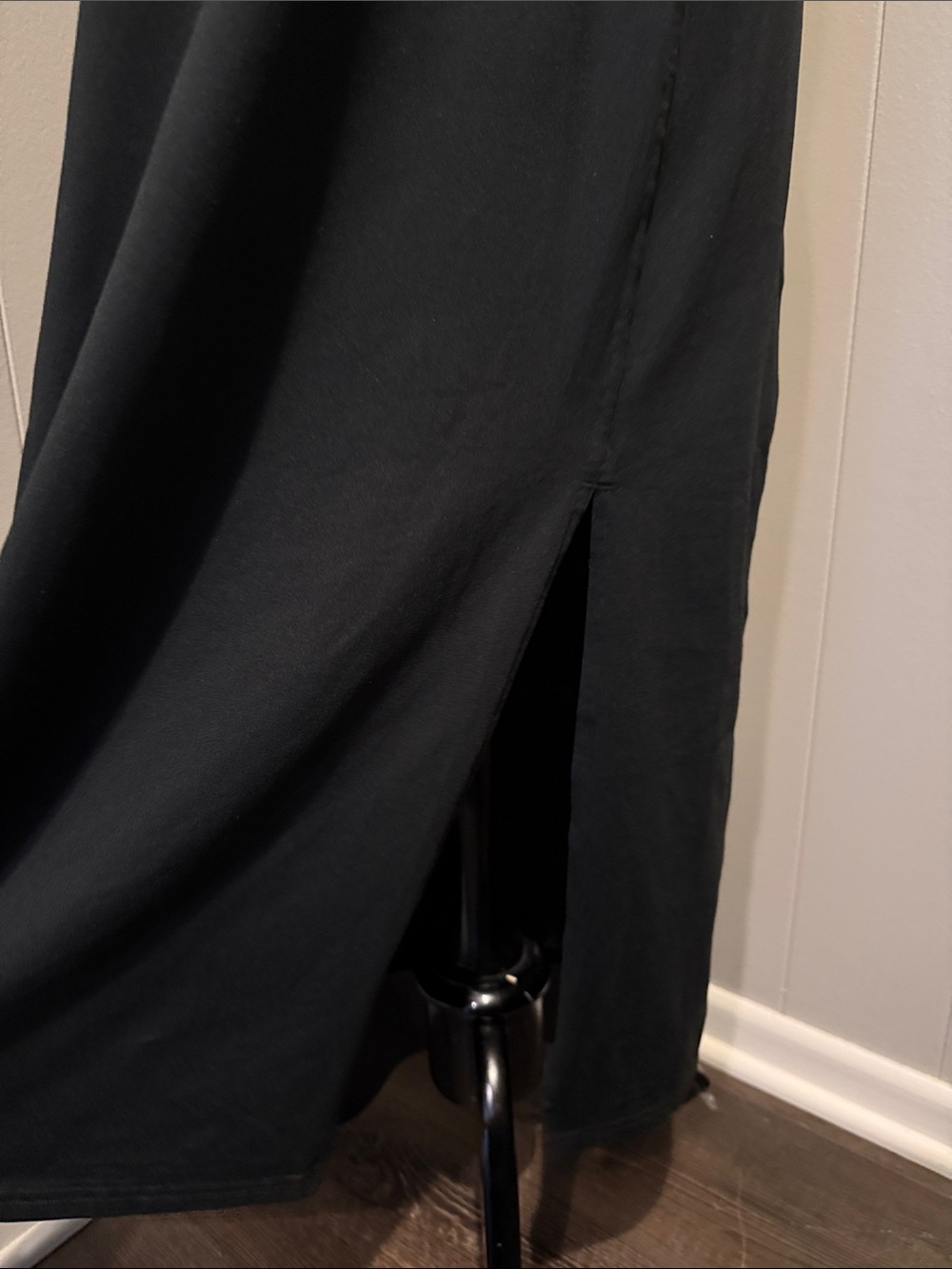 Fabletics Women’s Large Black Scoop-Neck Sleeveless Tank Maxi Dress - Picture 5 of 6